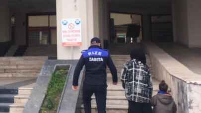 Rize'de dilenci operasyonu
