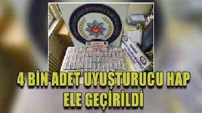 4 bin uyuşturucu hap ele geçirildi: 7 gözaltı