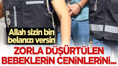 İnsanlık dışı olay hamile kadınların ceninlerini dolu mezarlara gömmüşler