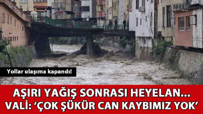 Şehirde aşırı yağış sonrası heyelan... Vali'den açıklama: 'Çok şükür can kaybımız yok'