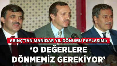 Bülent Arınç'tan manidar AK Parti paylaşımı: 'Dönmemiz gerekiyor'