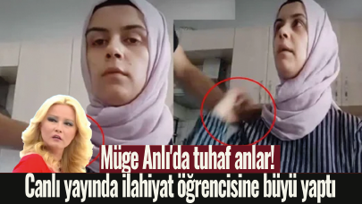 Müge Anlı'da tuhaf anlar! Canlı yayında ilahiyat öğrencisine büyü yaptı