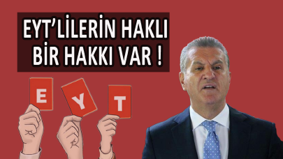 Mustafa Sarıgül! "EYT'liler formül değil haklarını istiyor"