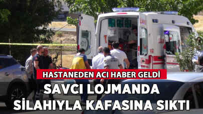 Savcı silahıyla kafasına sıktı: Hastaneden acı haber geldi