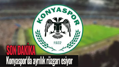 Konyaspor'da ayrılık rüzgarı esiyor