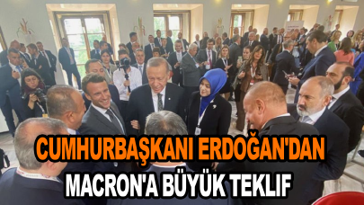Cumhurbaşkanı Erdoğan'dan Macron'a büyük teklif