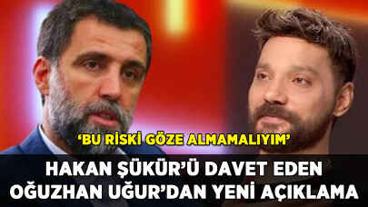 Hakan Şükür'ü davet eden Oğuzhan Uğur'dan yeni açıklama