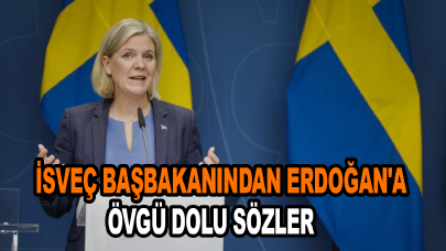 İsveç Başbakanı Andersson'dan Erdoğan'a övgü dolu sözler