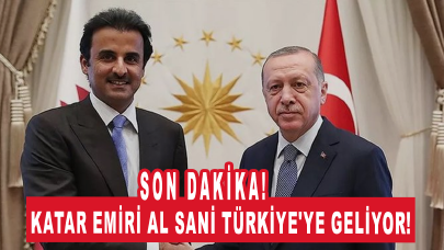 Katar Emiri Al Sani resmi ziyaret için Türkiye'ye geliyor!