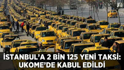 İstanbul'a 2 bin 125 taksi geliyor: UKOME'de kabul edildi