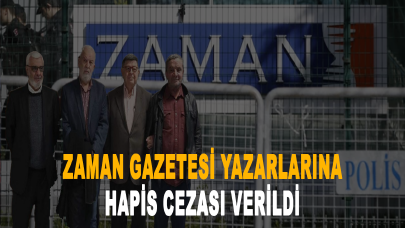 Zaman Gazetesi yazarlarına hapis cezası verildi