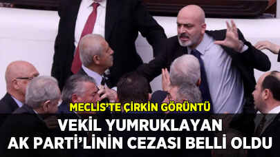 Vekil yumruklayan AK Parti'linin cezası belli oldu