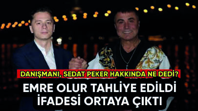 Sedat Peker'in danışmanı Emre Olur'a tahliye