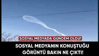 Sosyal medyanın çok konuştuğu o görüntü bakın ne çıktı!