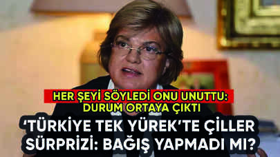 Tansu Çiller Türkiye Tek Yürek'te her şeyi söyledi onu unuttu