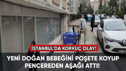 Hamileliğini sakladı yeni doğan bebeğini poşete koyup pencereden aşağı attı!