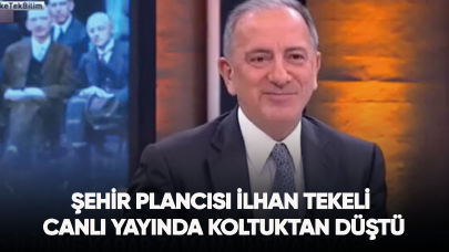 Son dakika.... Canlı yayında koltuktan düştü