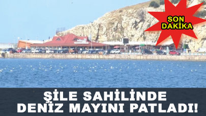 Son dakika... Şile sahilinde deniz mayını patladı!