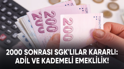 2000 sonrası SGK'lılar kararlı: Adil ve kademeli emeklilik!