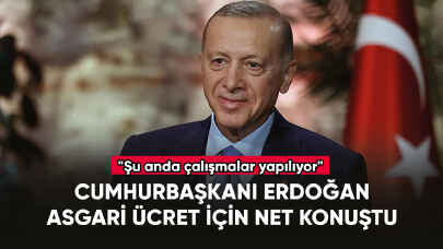 Cumhurbaşkanı Erdoğan asgari ücret için net konuştu!