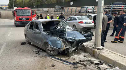 Elazığ'da zincirleme kaza! 1'i ağır 5 kişi yaralandı