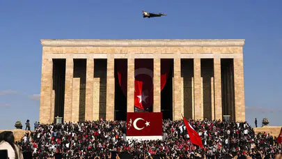 Cumhuriyet’in 102'nci yılında Anıtkabir’i 1 milyon 125 bin 311 kişi ziyaret etti!