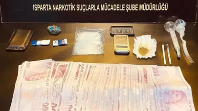 Isparta’da uyuşturucu operasyonları: 2 şüpheli gözaltında