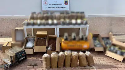 Antalya’da kaçak sigara operasyonu