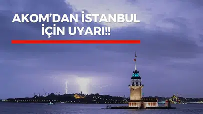 Fırtına ve sağanak yağış bekleniyor!