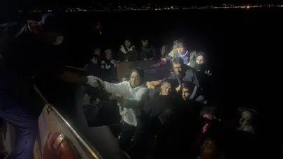 Bodrum açıklarında 43 düzensiz göçmen yakalandı
