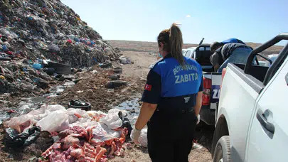 Şanlıurfa’da 1 ton bozuk et ele geçirildi, depolar mühürlendi