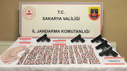 Sakarya’da 773 sentetik ecza hap ele geçirildi, 1 kişi tutuklandı