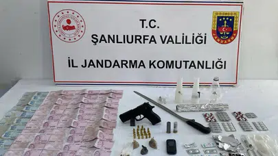 Şanlıurfa’da jandarmadan uyuşturucu operasyonu: Çok sayıda madde ele geçirildi