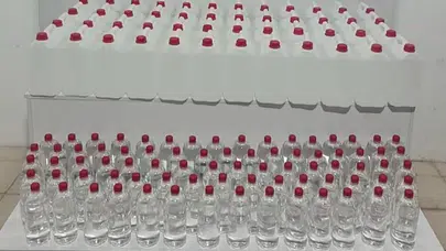 Samsun’da sahte içki operasyonu: 445 litre etil alkol ele geçirildi