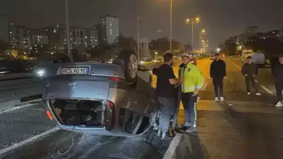Bayrampaşa'da zincirleme trafik kazası: 3 araç çarpıştı!