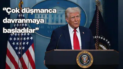 Donald Trump'tan Çin açıklaması!