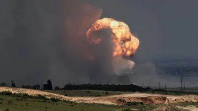 Rusya Kırım’da yakıt deposunu vurdu: Simferopol’de art arda patlamalar