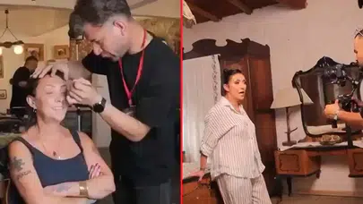 Güllü'nün 'Eylül Zamanı' klibinin kamera arkası görüntüleri ortaya çıktı!