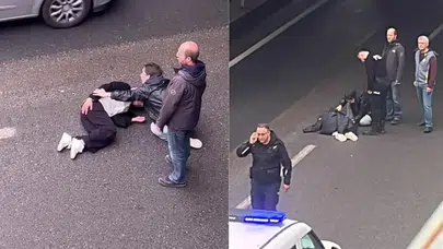 Kocaeli'de 24 yaşındaki kızın, köprüden yola atladığı iddia edildi