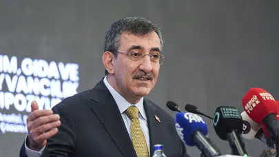 Cumhurbaşkanı Yardımcısı Yılmaz, 'Tarım, Gıda ve Hayvancılık Sempozyumu'nda konuştu:!