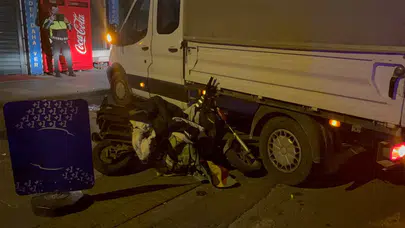 Kayseri’de elektrikli bisiklet kamyonetin altına girdi: 1 yaralı