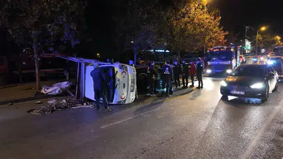 Sancaktepe’de uyuşturucu etkisindeki sürücü kaza yaptı