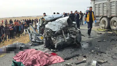 Aksaray’da kamyon ile otomobil çarpıştı: 3 kardeş hayatını kaybetti!