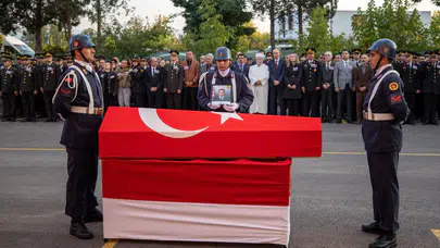 Sakarya'da şehit olan 2 jandarma personeli için tören düzenlendi