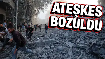 İsrail Gazze’ye yeniden saldırdı