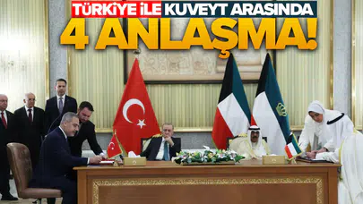 Cumhurbaşkanı Erdoğan imza töreninde!