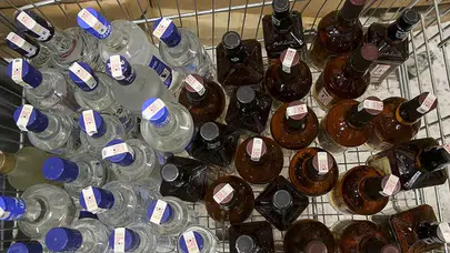 Denizli’de sahte alkol testi operasyonu