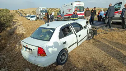 Mardin’de trafik kazası: 4 kişi yaralandı