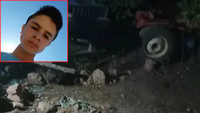 Konya'da traktör devrildi: 1 ölü!