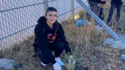 Sarıkamış Şehitleri anısına 90 fidan toprakla buluştu